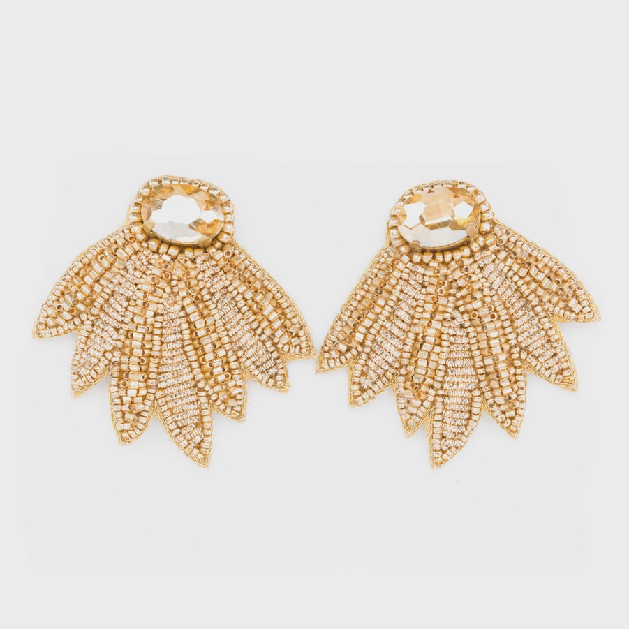 Cameron Earrings in Gold