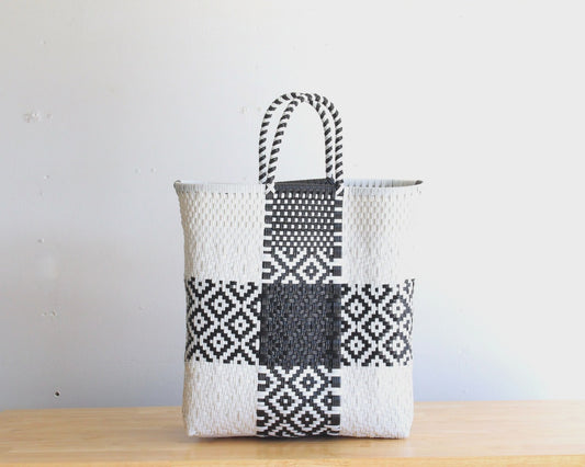 Willa Black & White Tote Bag